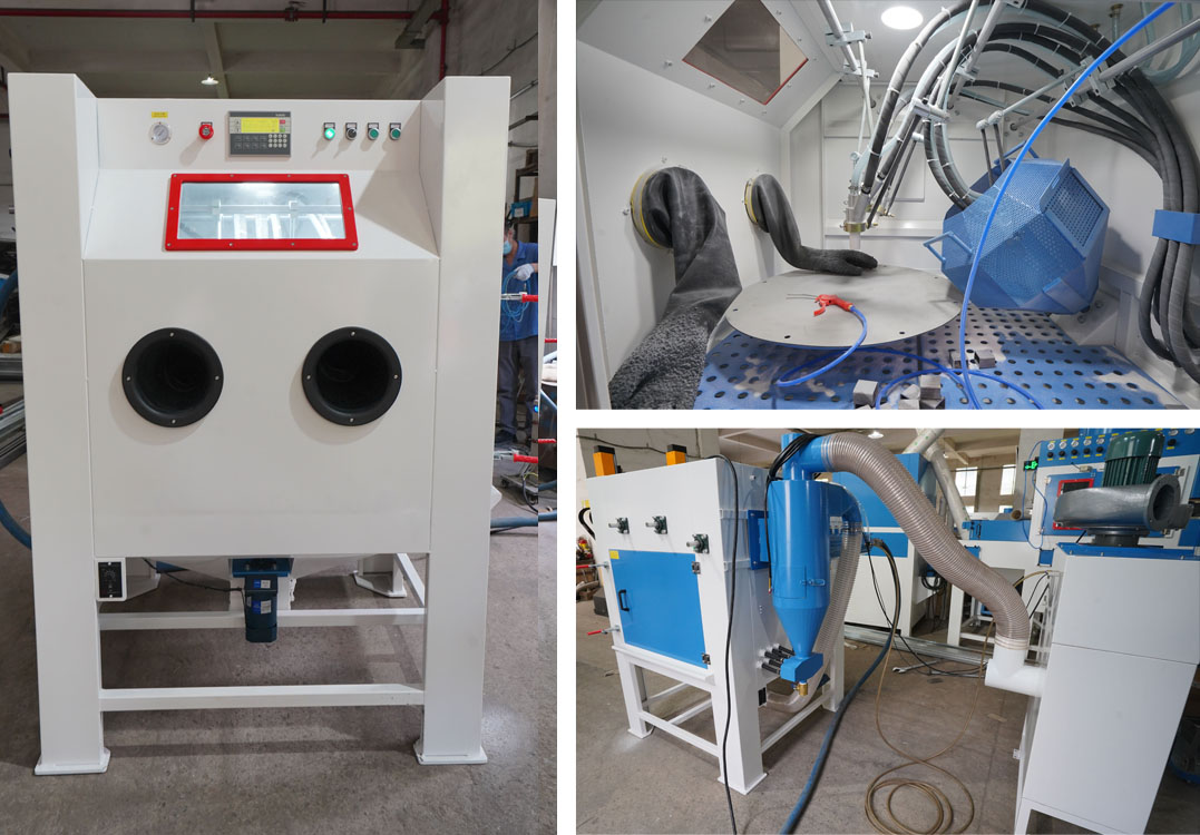 automatic blast cabinet