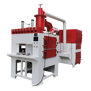 Rotary Indexing Spindle Blasting System, Automated Sandblasting System