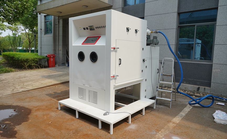 Custom-made Automatic Blasting Cabinet Exporting To Mongolia
