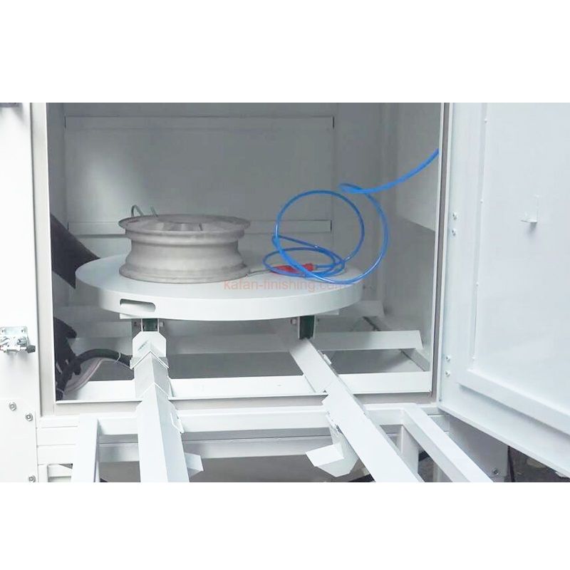 Alloy Wheel Sandblasting Cabinet, Manual Blasting Machine