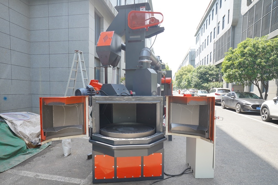 Rotary Table Shot Blasting Machine Exported to UK