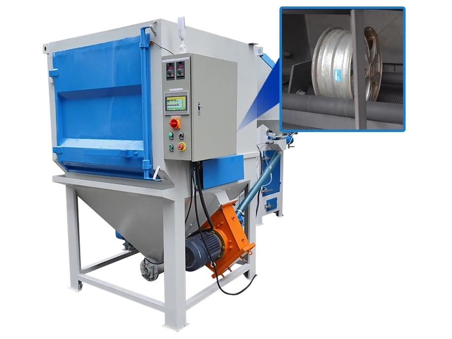 Automatic Shot Blasting Cabinet for Alloy Wheel