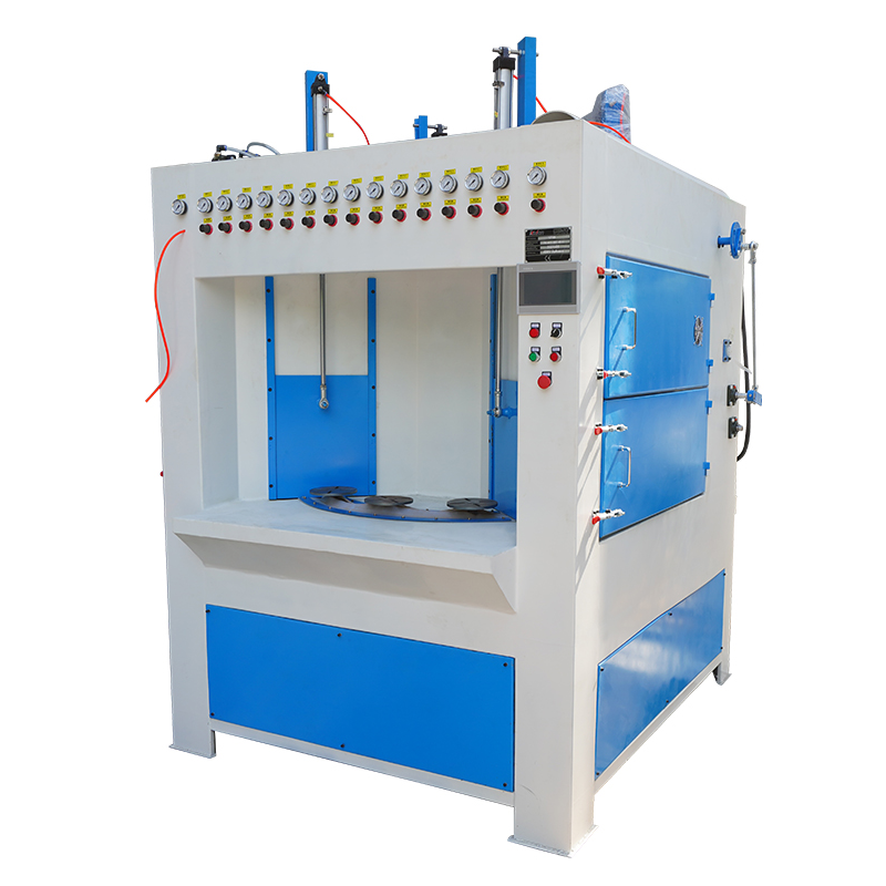 indexing rotary table blasting machine