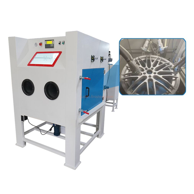 Automatic Sandblasting Cabinet for Wheels