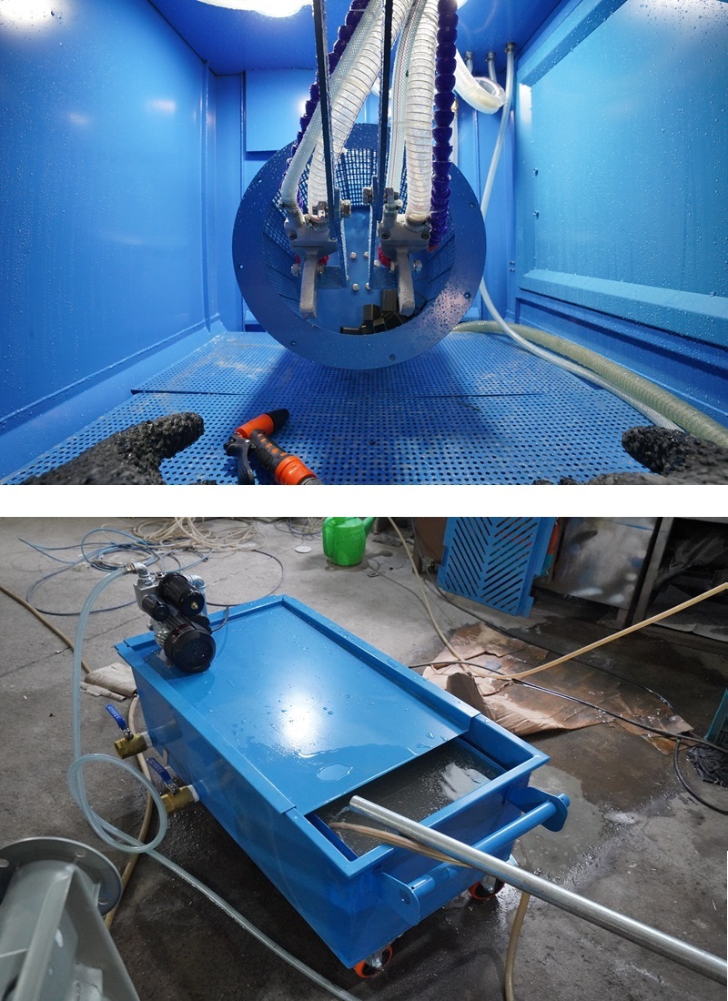 wet blasting tumbler machine