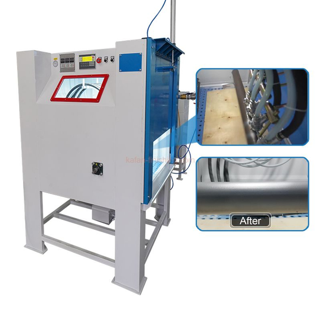 Automatic Sandblasting Cabinet for Steel Pipes