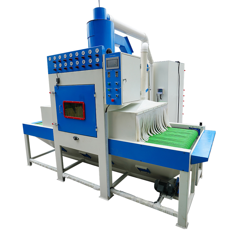 comveyor automatic sandblasting machine