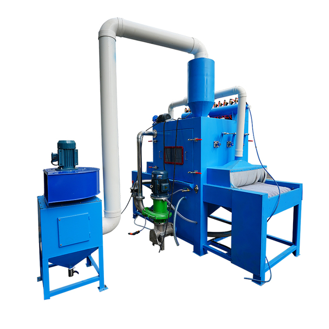 Automatic Wet Blasting Machine, Comveyor Belt Sandblaster