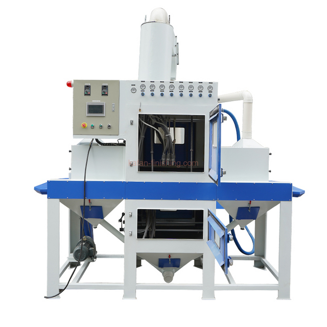 Roller Conveyor Sand Blasting Machine for Double Sided Surfaces