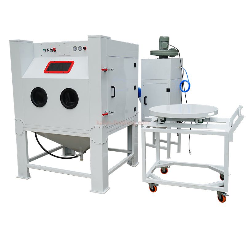 Alloy Wheel Sandblasting Cabinet, Manual Blasting Machine