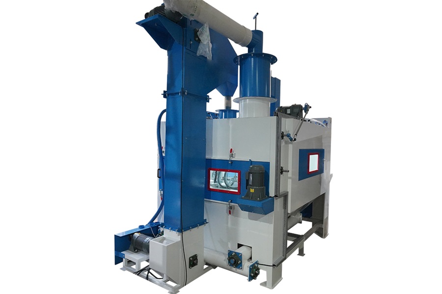 Automatic Multi-turntable Sandblasting Cabinet with Elevator