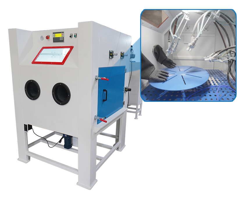 Automatic Sandblasting Cabinet for Wheels