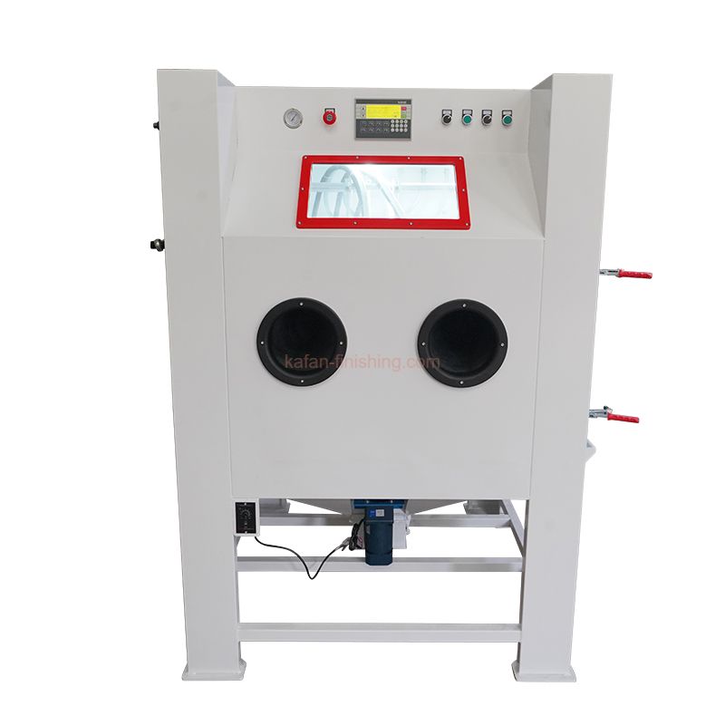 Automatic Sandblasting Cabinet for Alloy Wheels