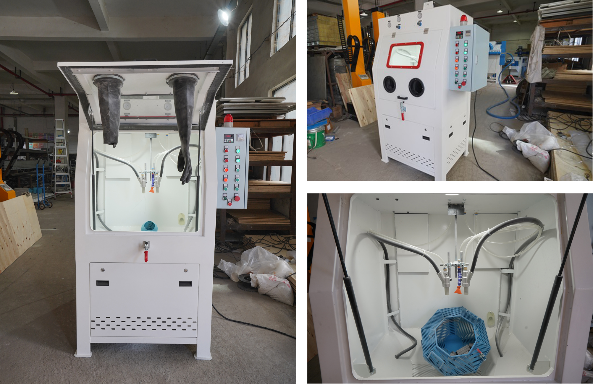 tumble blast cabinet