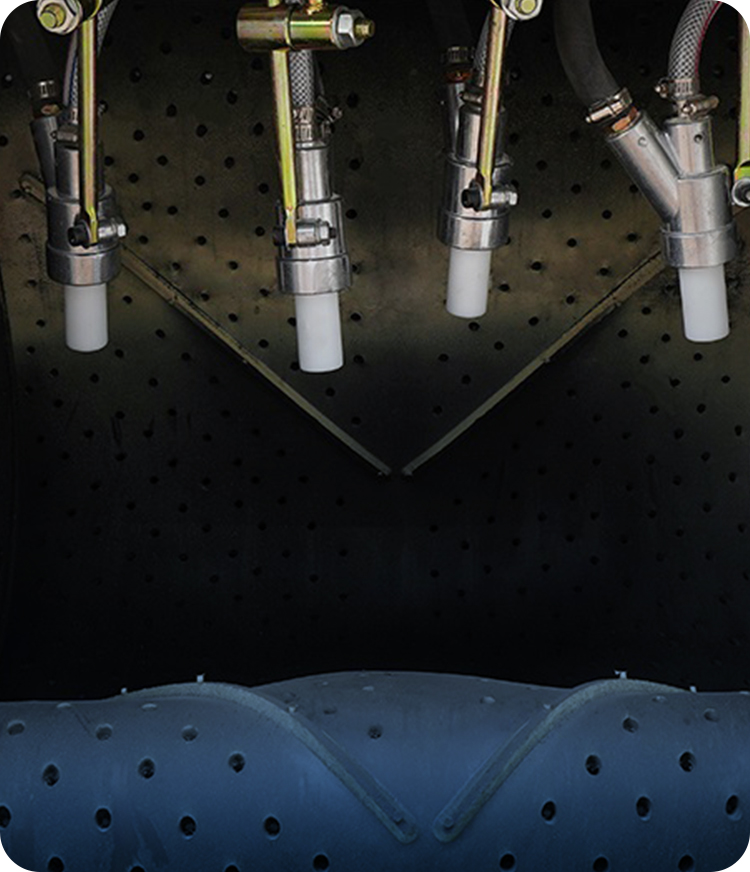 Tumble Belt Blast Machine