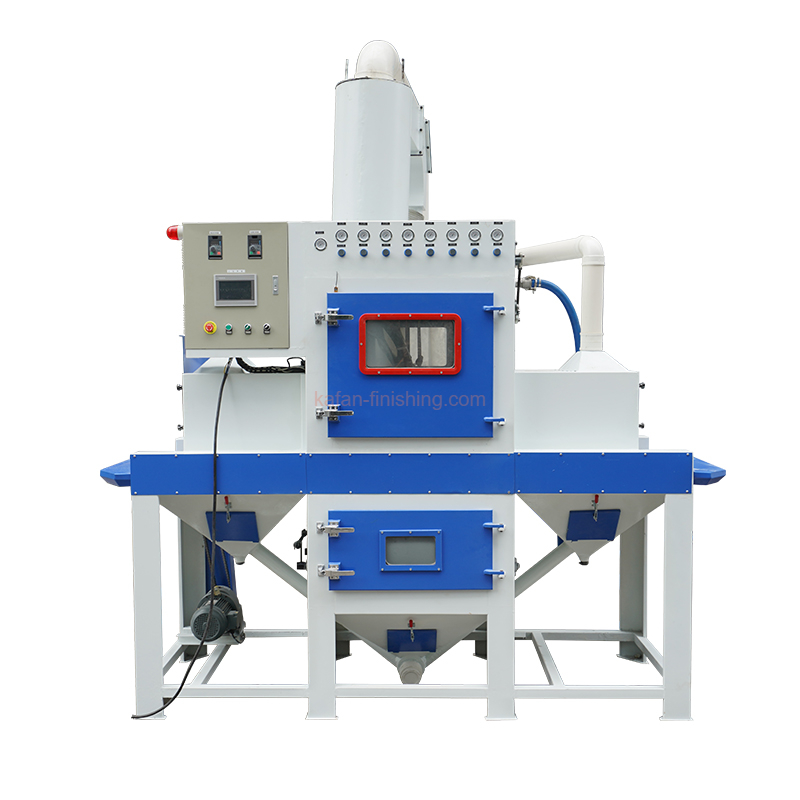 Roller Conveyor Sand Blasting Machine for Double Sided Surfaces