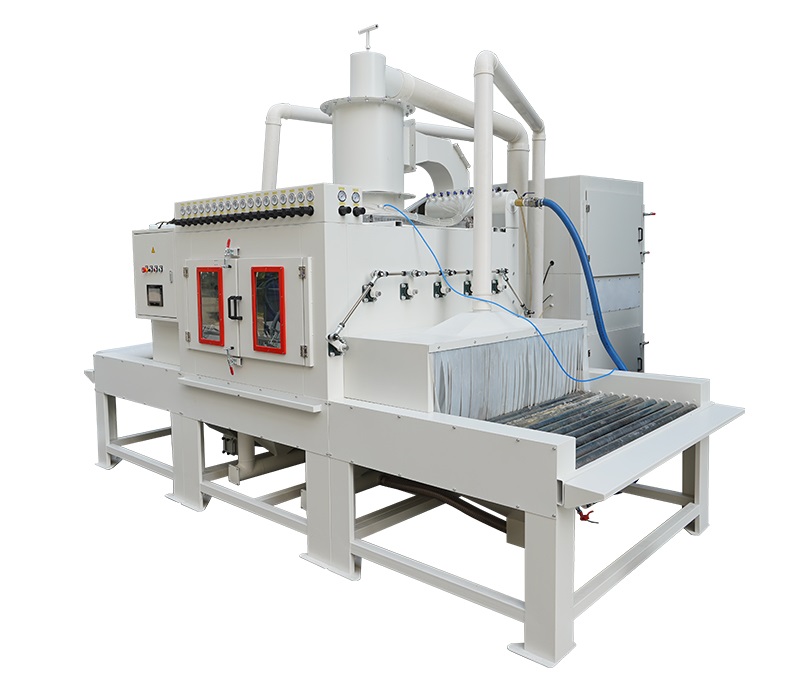 roller conveyor blasting machine