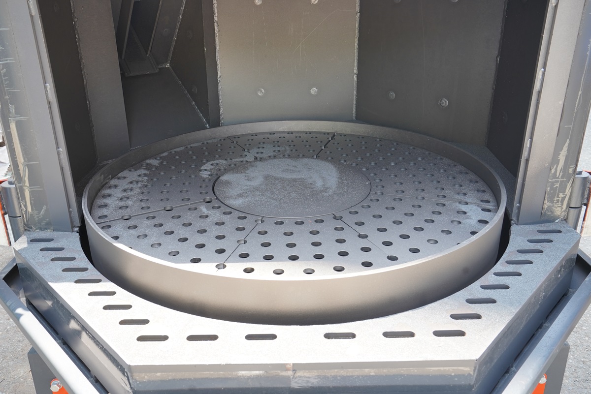 Shot Blasting Rotary Table