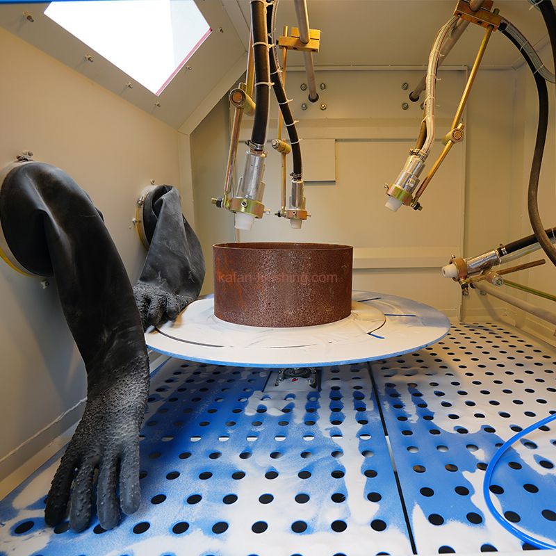 Automatic Turntable Sandblasting Cabinet