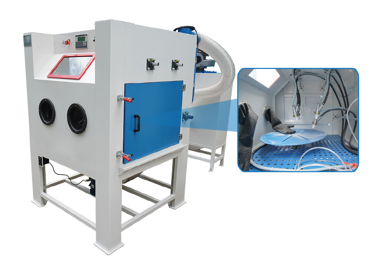 automatic blast cabinet