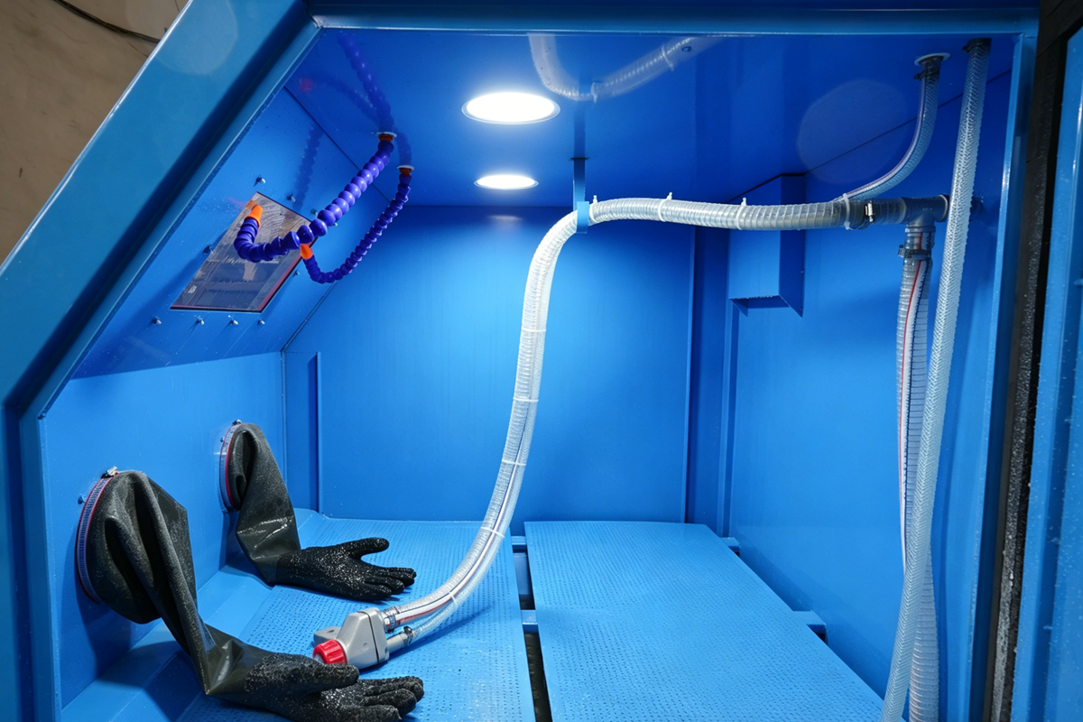 wet blast cabinet