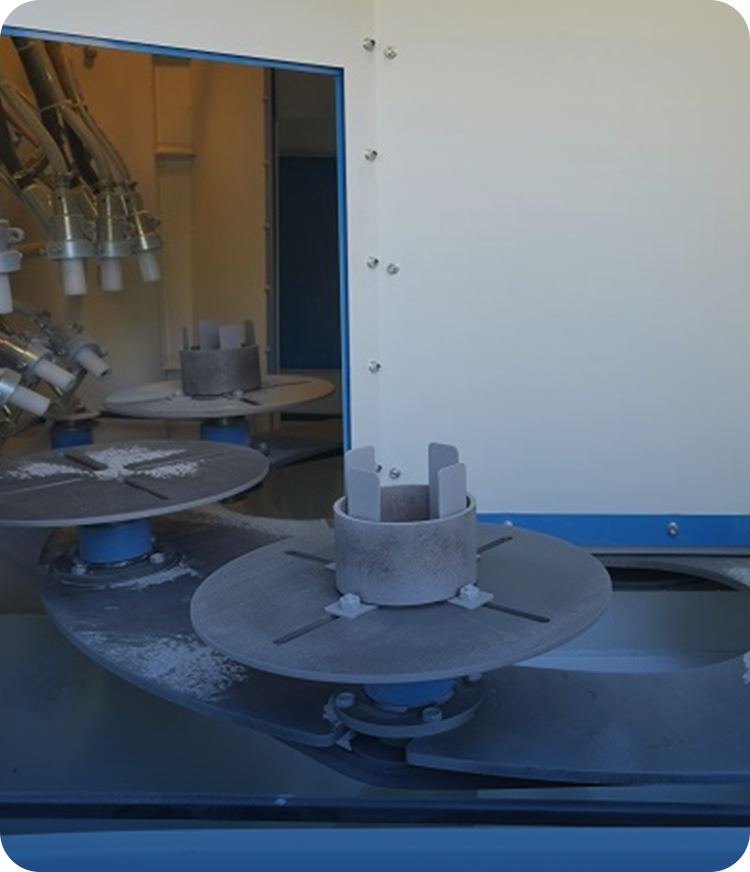 Rotary-Indexing-Blasting-System