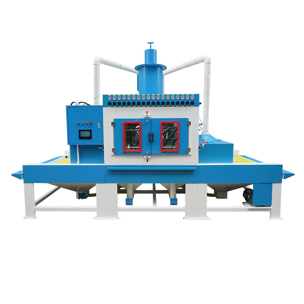 Automatic Sandblasting Machine with Roller Conveyor 