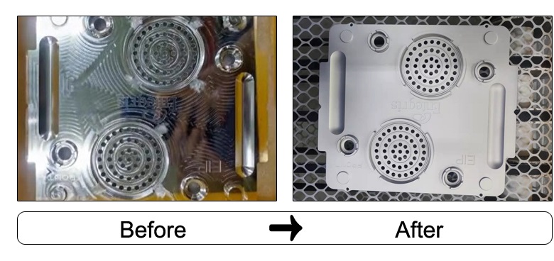 automatic sandblasting for aluminium