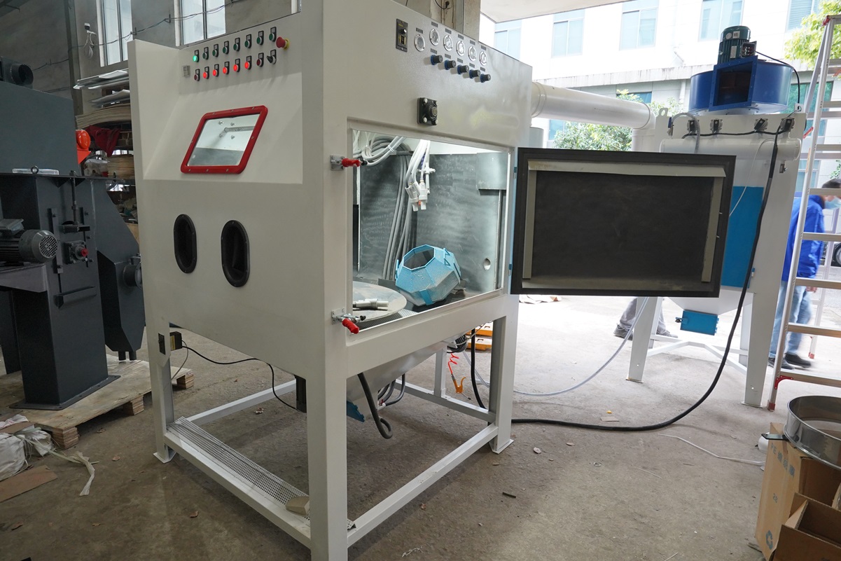 Multi-functional Automatic Sandblasting Cabinet Exported To Thailand
