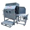 Wet Blasting Cabinet with Turntable and Cart