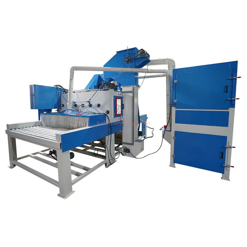 Roller Conveyor Blast Machine, Automatic Sandblasting System for Heavy Parts