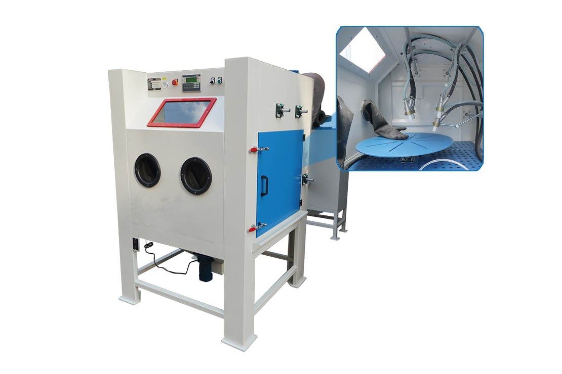 automatic turntable blast cabinet