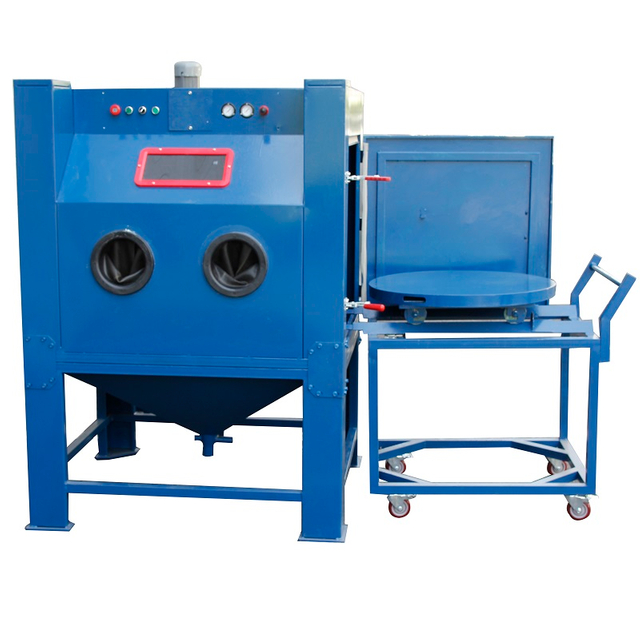 Heavy-duty Sand Blast Cabinet with Turntable
