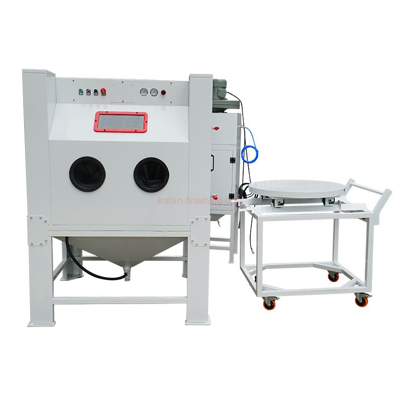 Alloy Wheel Sandblasting Cabinet, Manual Blasting Machine