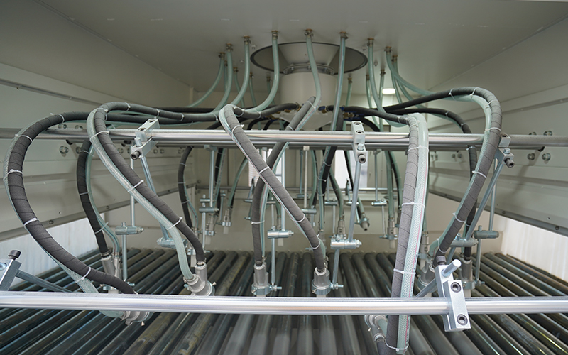 automatic sandblasting