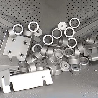 sandblasting small accessories