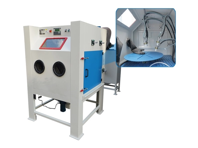 Automatic Sandblasting Cabinet for Alloy Wheels