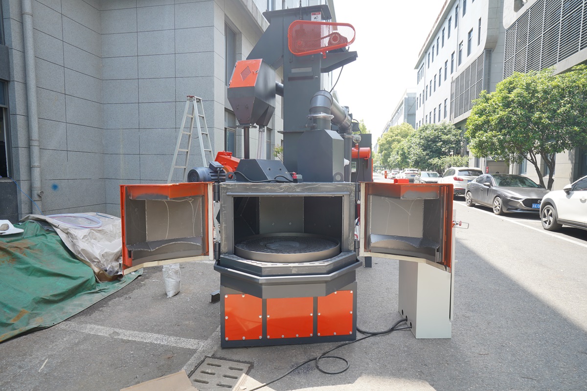 rotary table shot blasting machine
