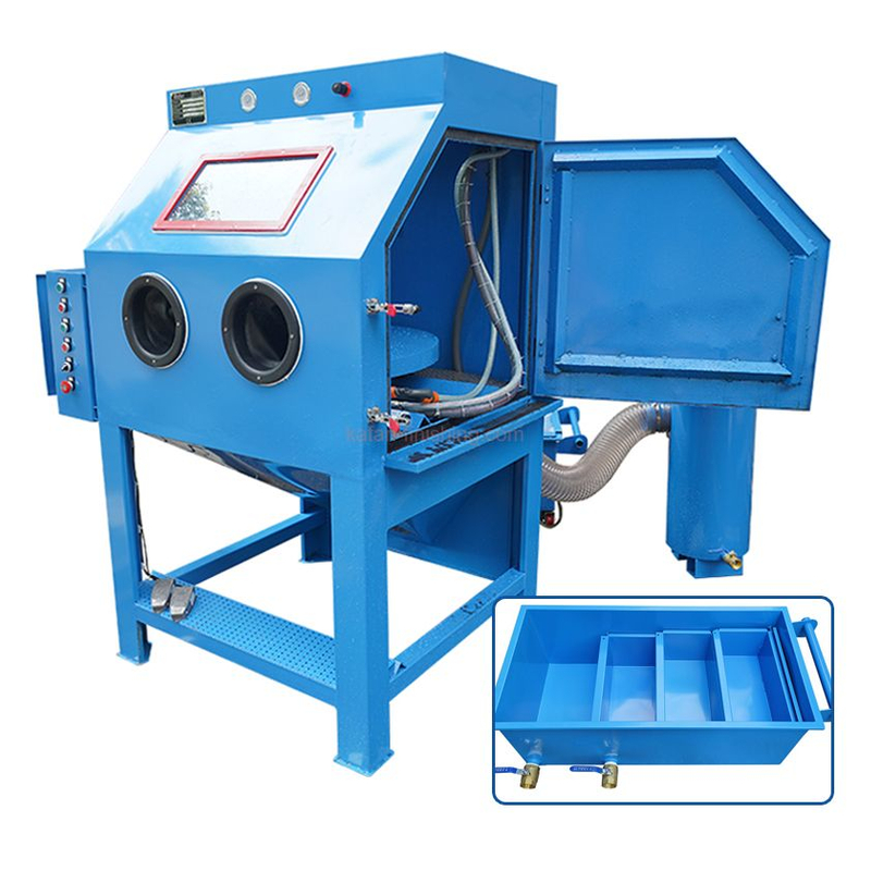 Wet Blast Cabinet with Water Recirculating System