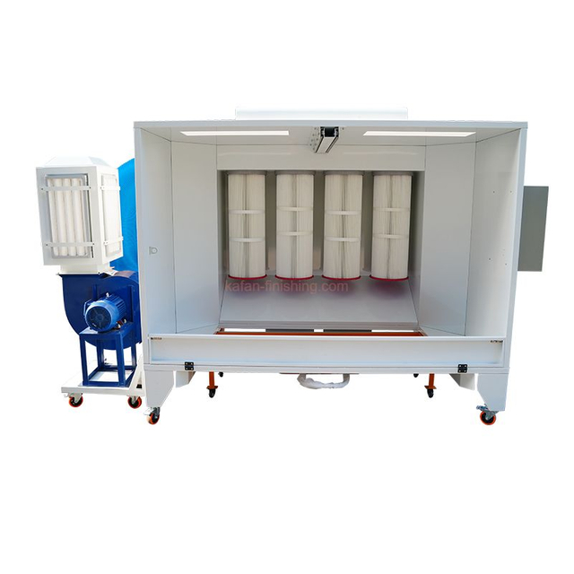 Dustless Powder Coating Booth, Advanced Filtration Spray Booth