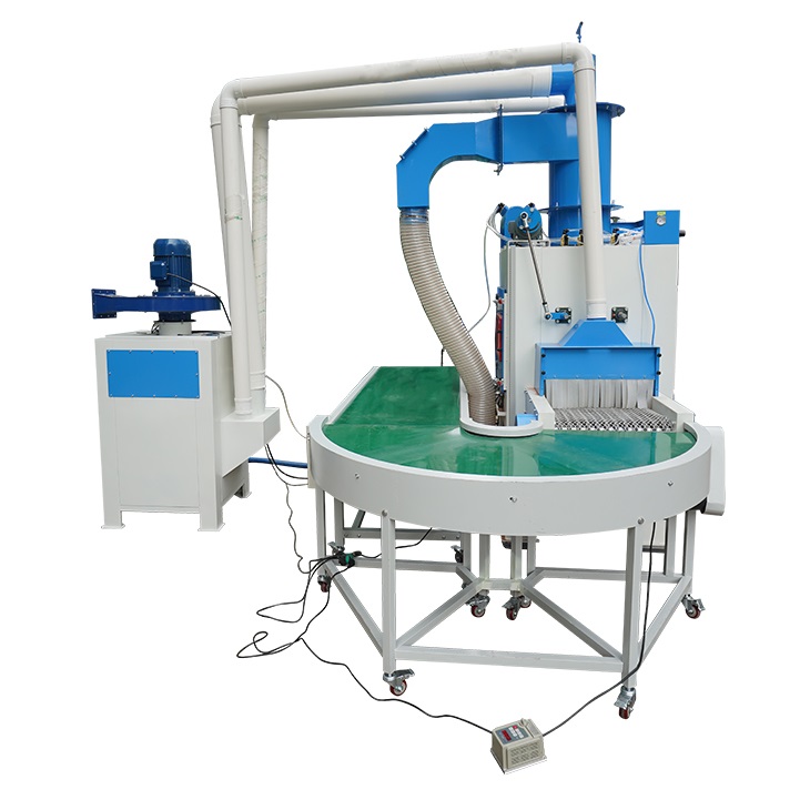 automatic conveyor belt sandblasting machine