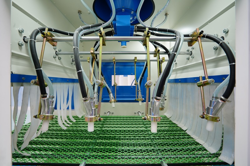 conveyor sandblasting machine