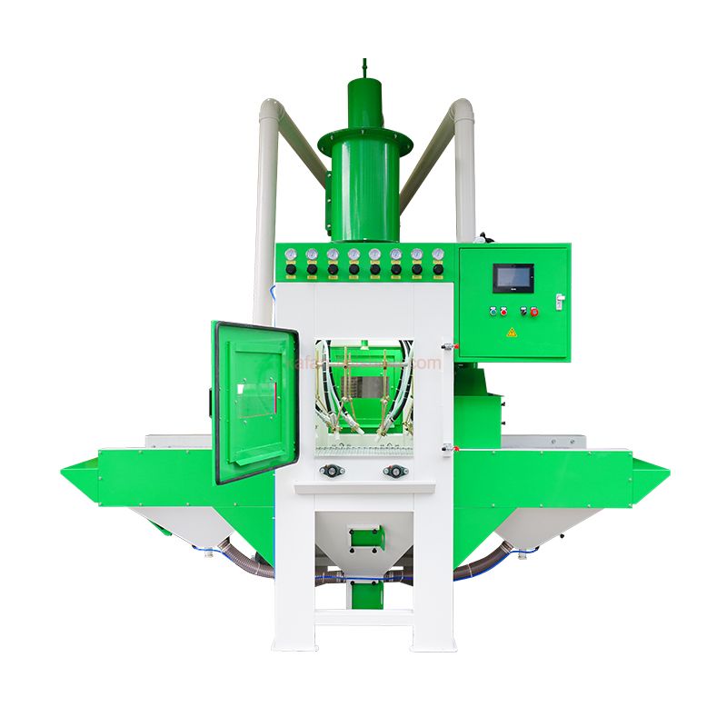 Automatic Conveyor Sandblaster for Small Parts