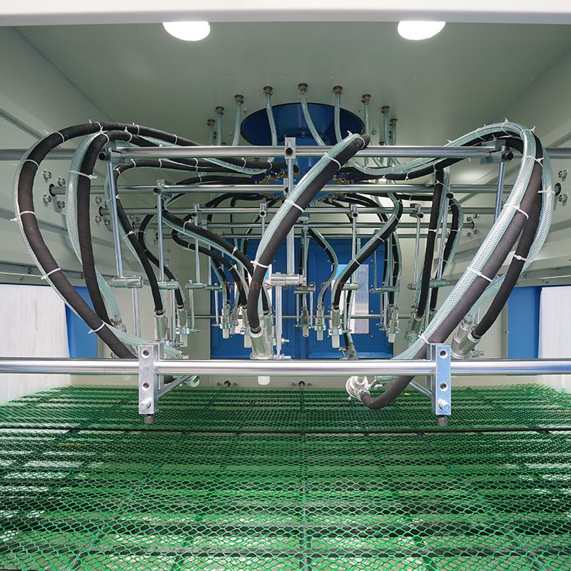 Conveyor Belt Automatic Sand Blasting Machine