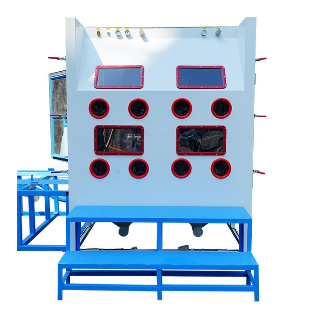 Custom-made Pressure Feed Blast Cabinet