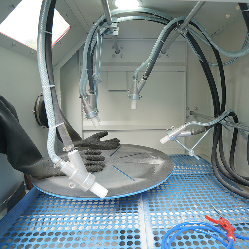 automated blast cabinet