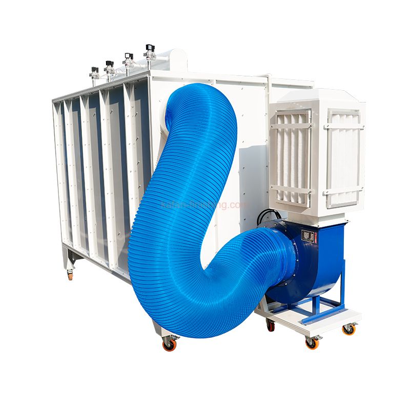Dustless Powder Coating Booth, Advanced Filtration Spray Booth