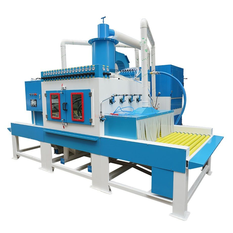 Automatic Sandblasting Machine with Roller Conveyor 