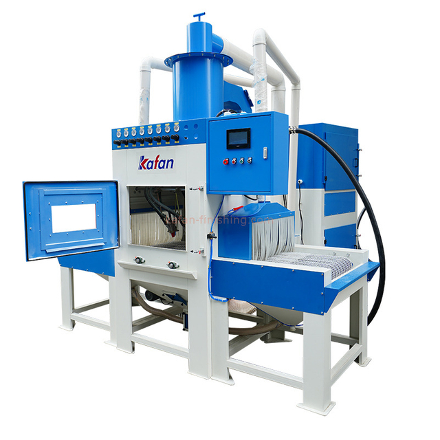 Automatic Conveyor Sandblaster for Sheet Metal
