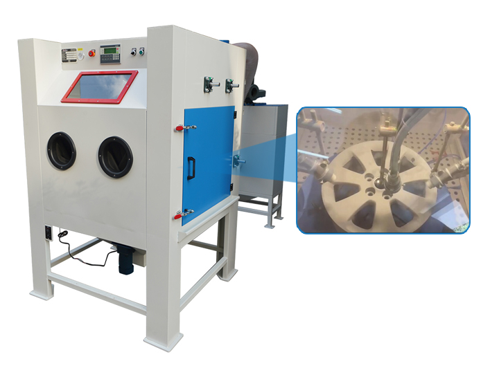 Automatic Wheel Sandblasting Cabinet